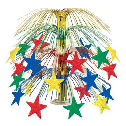 6 Wholesale Star Cascade Centerpiece MultI-Color