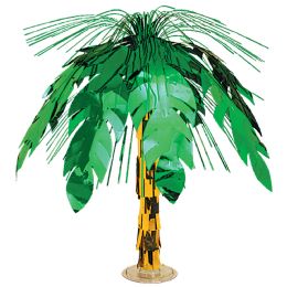 6 Pieces Palm Tree Cascade Centerpiece - Party Center Pieces