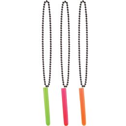 12 Pieces Beads w/NeonTest Tube Shot - Party Necklaces & Bracelets