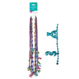 12 Pieces Luau Beads - Party Necklaces & Bracelets