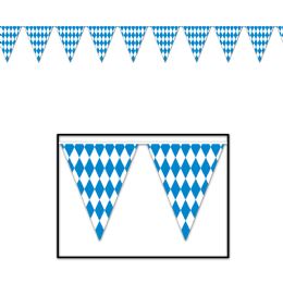 12 Pieces Oktoberfest Pennant Banner - Party Banners