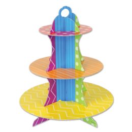 36 Wholesale Dots & Stripes Cupcake Stand
