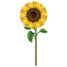 12 Pieces Sunflower Cutout - Hanging Decorations & Cut Out