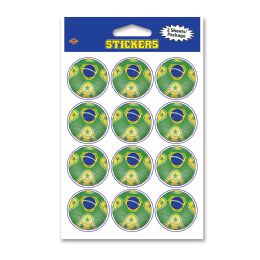 12 Wholesale Stickers - Brasil