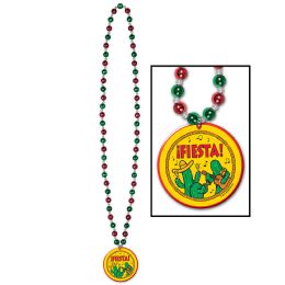 12 Wholesale Beads w/Fiesta! Medallion