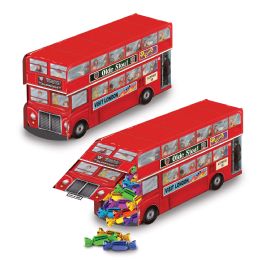 12 Wholesale 3-D Double Decker Bus Centerpiece