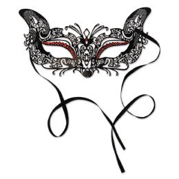 6 Pieces Metal Filigree Masquerade Mask - Party Hats & Tiara