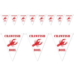 12 Wholesale Crawfish Boil Pennant Banner