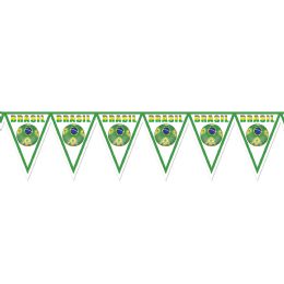 6 Wholesale Pennant Banner - Brasil AlL-Weather; 12 Pennants/string; 2 Grommets