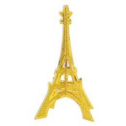 12 Wholesale 3-D Glittered Eiffel Tower Centerpiece Assembly Required