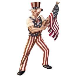 12 Pieces Jointed Uncle Sam - Bulk Toys & Party Favors