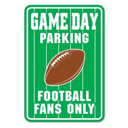 24 Pieces Game Day Parking Sign - Hanging Decorations & Cut Out