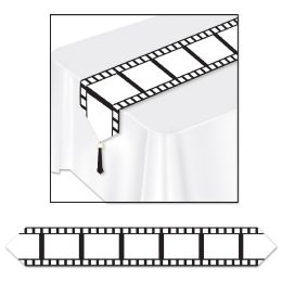 12 Pieces Printed Filmstrip Table Runner - Table Cloth