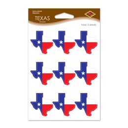 12 Pieces Texas Stickers - Stickers