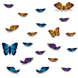 12 Pieces Butterfly Cutouts - Hanging Decorations & Cut Out