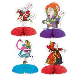 12 Pieces Alice In Wonderland Mini Centerpieces - Party Center Pieces