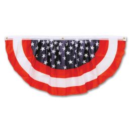6 Pieces Stars & Stripes Fabric Bunting - Photo Prop Accessories & Door Cover