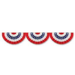 12 Wholesale Jointed Patriotic Bunting Cutout