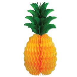 12 Pieces Pkgd Tissue Pineapples - Hanging Decorations & Cut Out