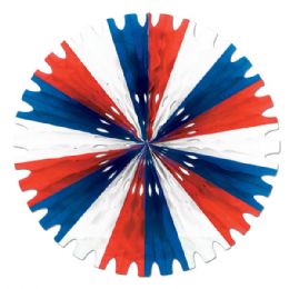 12 Pieces Tissue Fan - Hanging Decorations & Cut Out