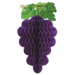 12 Pieces Tissue Grape Cluster - Hanging Decorations & Cut Out