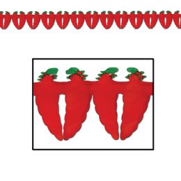 12 Pieces Chili Pepper Garland  - Streamers & Confetti