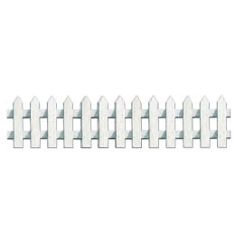 12 Pieces Picket Fence Cutouts Prtd 2 Sides - Hanging Decorations & Cut Out
