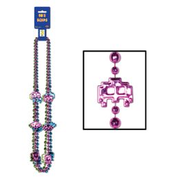 12 Pieces 80's Beads - Party Necklaces & Bracelets