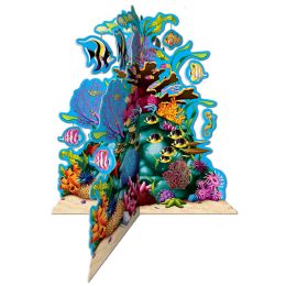 12 Wholesale 3-D Coral Reef Centerpiece 10 Dangling Fish Included; Assembly Required