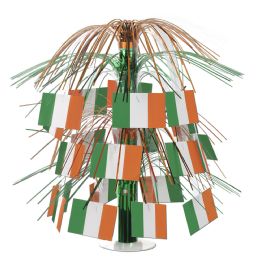 6 Wholesale Irish Flag Cascade Centerpiece Combination Metallic & Boardstock