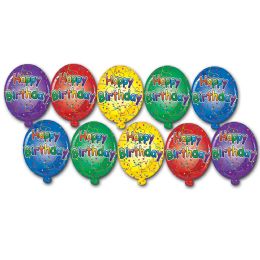 24 Pieces Mini Happy Birthday Cutouts - Hanging Decorations & Cut Out