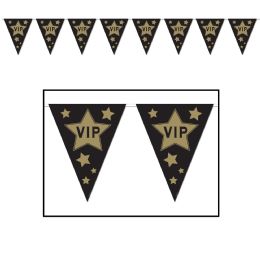 12 Pieces VIP Pennant Banner - Party Banners