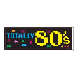 12 Wholesale 80's Sign Banner AlL-Weather; 4 Grommets