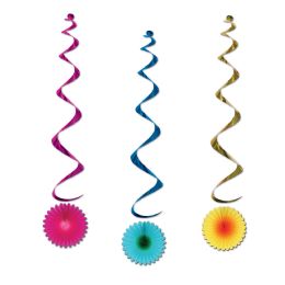 6 Wholesale Tissue Flower Whirls
