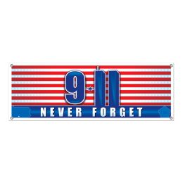 144 Wholesale 12 9/11 Never Forget Sign Banner