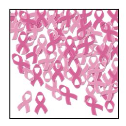 12 Pieces Fanci-Fetti Pink Ribbons - Bows & Ribbons