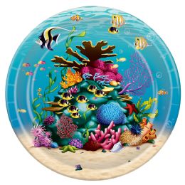12 Pieces Under The Sea Plates - Party Paper Goods