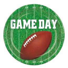 12 Wholesale Game Day Football Plates