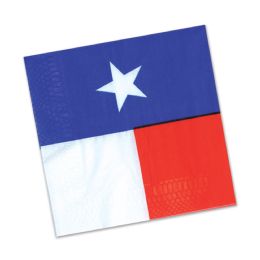 12 Pieces Texas Luncheon Napkins - Party Paper Goods