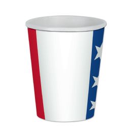 12 Pieces Patriotic Beverage Cups - Party Paper Goods
