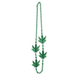 12 Pieces Weed Beads - Party Necklaces & Bracelets