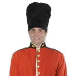 12 Pieces Royal Guard Bearskin Hat - Party Hats & Tiara