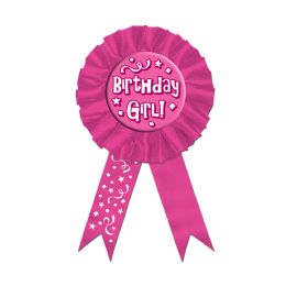 6 Pieces Birthday Girl! Award Ribbon - Bows & Ribbons