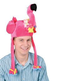 6 Pieces Plush Flamingo Hat - Party Hats & Tiara