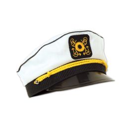 12 Pieces Yacht Captain's Cap - Party Hats & Tiara