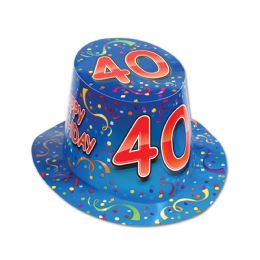 25 Wholesale Happy  40  Birthday HI-Hat One Size Fits Most