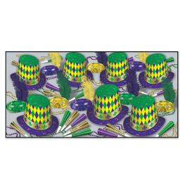 Mardi Gras Asst For 50 - Party Accessory Sets