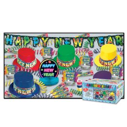Rainbow Blast Asst For 10 - Party Accessory Sets
