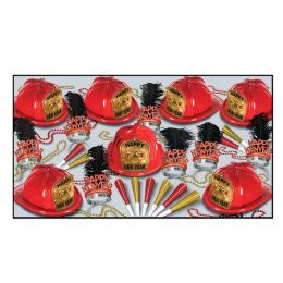 New Year Fire Chief Asst For 50 - Party Accessory Sets