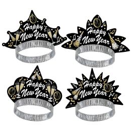50 Pieces New Year Tymes Tiaras - Party Accessory Sets